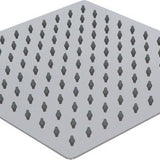 Luzzo® Regendouchekop Ø25 cm Hoofddouche Vierkant RVS - Douchekop extra Plat - Chroom