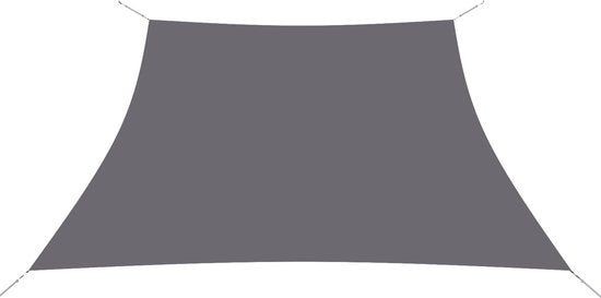 HanSe® Schaduwdoek Trapezium Waterdoorlatend 3/4x3 m Zonnedoek
