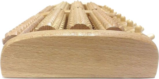 Houten Voetroller - 27 x 17 x 5 cm - Voetmassage Roller Apparaat - Voet Massage Roller