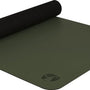 Ecoyogi PRO GRIP Yogamat (180 x 65 x 0,42 cm) - Olijf Groen - 100% Natuurrubber en Vochtabsorberende PU Top Laag | Geweldige veerkracht | Onder alle omstandigheden een stevige grip | Geschikt voor Hot, Bikram, Vinyasa, Flow, Ayenger en Ashtanga Yoga