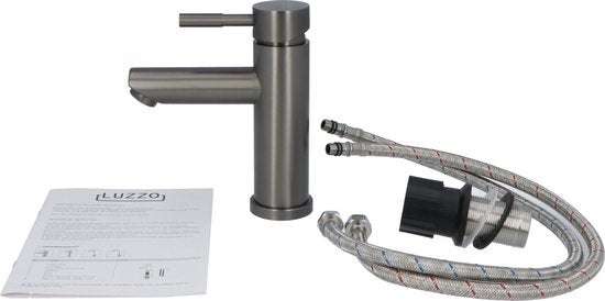 Luzzo® Como - RVS Wastafelkraan Laag