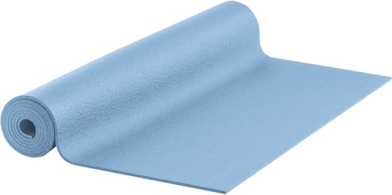 Yogamat Studio PVC - Ecoyogi – 183 x 61 cm – dikte 4,5 mm – Licht Blauw – Ökotex certificaat