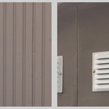 4goodz Gereedschapsschuur Metaal 127x213x185 cm - Grijs