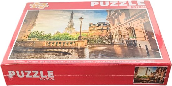 Grafix - Puzzel - Volwassenen - Eifeltoren - Kinderen - 1000 stukken - Puzzel 1000 stukjes volwassenen - Legpuzzel