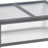 4goodz Houten Mini Kweekbak 100x65x40 cm, moestuin met Deksel
