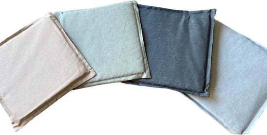 Zitkussen Stoel - Zalm - 40 cm x 40 cm x 2 cm - Geschikt voor Binnen en Buiten - Waterafstotend Materiaal - Kussentje - Stoelkussen