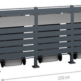 Westmann Containerombouw voor 3 containers - WMJGBF03-4S-120-3 - Kliko ombouw