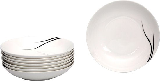 Luzzo® Serviesset met - delig - Wit