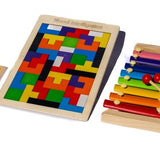 - Tangram - Houten speelgoed - 3 - Educatief - Vanaf 3 Jaar