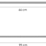 Douchestang - Zilver - 66 cm tot 99 cm - Universeel - Douchestang Uitschuifbaar - Douchestang zonder Boren - Douchestang Verstelbaar - Douchegordijnstang - Gordijnstang