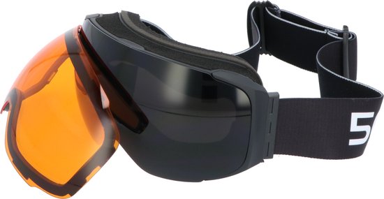 5one® Alpine 9 - Skibril met 2 Verwisselbare Lenzen - en Oranje