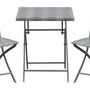Bistroset Rattan - Balkonmeubel Set 3-Delig - Grijs