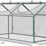 Kweekkas Foliekas met Venster, PVC Kweekkas 120x60x60 cm,