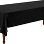 Tafelkleed Luxe - 260x150 cm - Zwart - Waterafstotend - Tafellaken - Tafelzeil - Tafelkleden - Tafelkleed Katoen