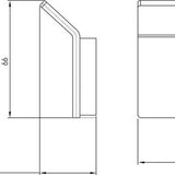 Luzzo® Piazzo Set van 2 Messing Handdoekhaken - chroom