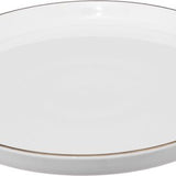 Serviesset Porselein Sublima wit met Gouden rand - 6-persoons 18 delig