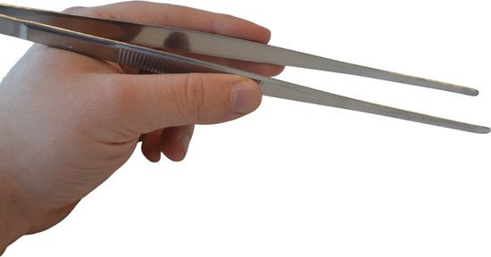 Keukenpincet - 30 cm - RVS - Zilver - Kookpincet - Vleespincet - Serveerpincet
