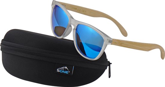 5one® zonnebril - hout