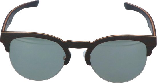 5one® meester Sports G15 - Ebony houten zonnebril - sportief model