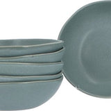 Aardewerk Servies Spring Grey 6 persoons 18-delig