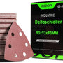 Rodopi® 100x Korrel Delta Schuurpapier Driehoek 93 - Industrieel