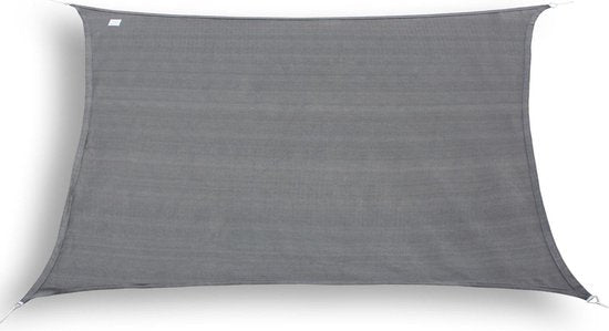 HanSe® Schaduwdoek Rechthoek Waterdoorlatend 5x7 m Zonnedoek