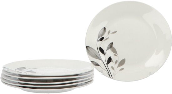 4goodz Porseleinen Servies 6 persoons 18-delig - Lelie