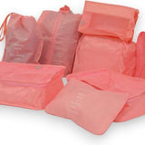 Packing Cubes - Roze - 9-delige set - Packing Cubes Compression - Optimale Koffer Indeling