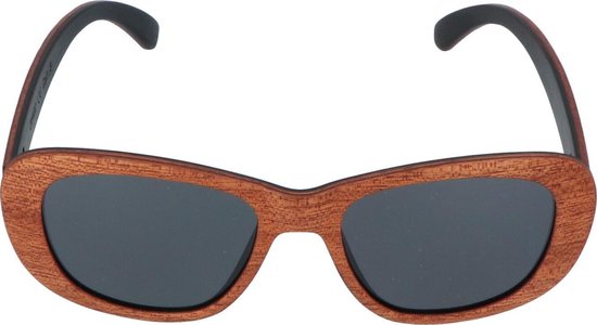 5one® Siena - houten dames zonnebril met grijze lens