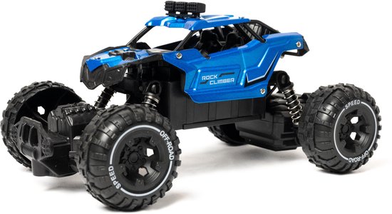 DMG Supply RC Auto - Bestuurbare Auto - Raceauto - Blauw - Binnen en Buiten - 15 km-u - Vanaf 7 Jaar