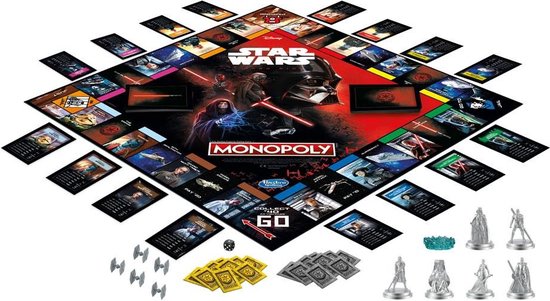 Hasbro Star Wars Bordspel Monopoly Dark Side Edition -English Version Multicolours