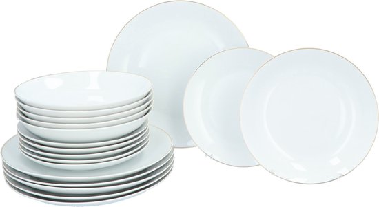 Luzzo® Serviesset met - delig - Wit