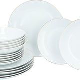 Luzzo® Serviesset met - delig - Wit