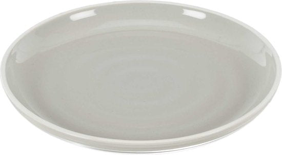6 persoons 18-delig servies Aardewerk Bi-Color