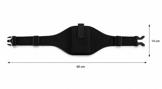 SparkNine microfoonriem voor headset - verstelbare mic belt - klittenbandsluiting - comfortabel & zorgeloos gebruik - voor instructeurs en sprekers
