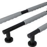 Luzzo® Fisso Soft Handgreep Badkamer/Toiletgreep - Zwart/Grijs