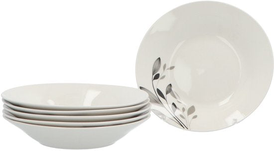 4goodz Porseleinen Servies 6 persoons 18-delig - Lelie
