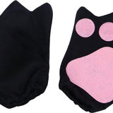 Joya Kids® Kat Zwart Verkleed Accessoires | Verkleedset Katten | Meisjes en Jongens Verkleedpak Kitten | Carnaval en Halloween Outfit kinderen | Haarband met Oren, Staart, Pootjes en Strik | Zwart