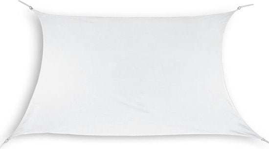 HanSe® Schaduwdoek Rechthoek Waterdoorlatend 3x4 m Zonnedoek