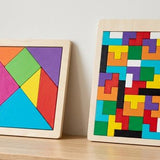- Tangram - Houten speelgoed - 3 - Educatief - Vanaf 3 Jaar