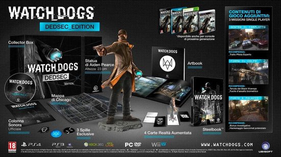 Ubisoft Watch Dogs: Dedsec Edition, PC, PC, Multiplayer modus, M (Volwassen)
