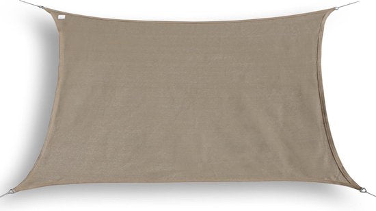 HanSe® Schaduwdoek Rechthoek Waterdoorlatend 5x7 m Zonnedoek