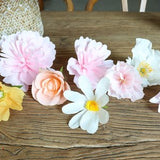 DIY Krans Maken Set van Crêpepapier Complete Creatieve Knutselset voor Papieren Bloemenkrans Inclusief Instructies voor Volwassenen en Kinderen