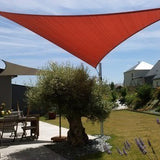 HanSe® Schaduwdoek Driehoek Waterdoorlatend m - zonnedoek Terra