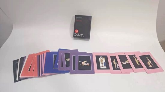 Positions of Bondage – 50 Erotische Positiekaarten – Spannend Kaartspel voor Koppels – Intimiteit & Variatie – Volwassenen Spel