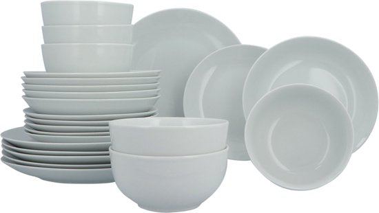 Luzzo® Serviesset met - delig - Wit