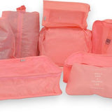Packing Cubes - Roze - 9-delige set - Packing Cubes Compression - Optimale Koffer Indeling
