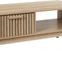Salontafel Klaus Houten salontafel met panelen - 43x100x50 cm - Bruin