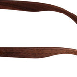 5one® zonnebril Walnut Blue hout blauwe lens 2017518
