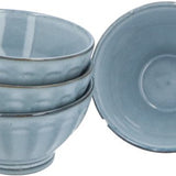 4goodz set 16 delig Aardewerk - 4 persoons - Blauw